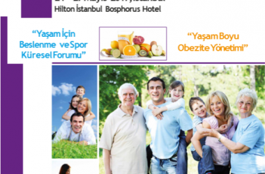6.Ulusal Sağlıklı Yaşam Sempozyumu, 1.Yaşam İçin Beslenme ve Spor Kongresi 24-27 Mayıs 2017'de Hilton İstanbul Bosphorus Hotel'de .