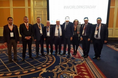 Dünya Makarna Günü'nde Türkiye Makarna Sanayicileri Derneği Moskova'ya çıkartma yaptı